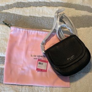NWT Kate Spade ♠️ small saddle bag